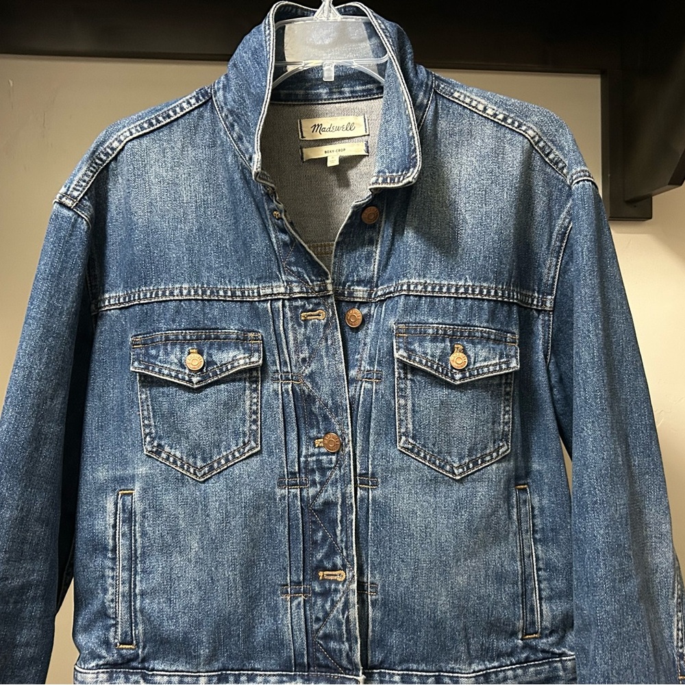 Madewell Boxy-Crop Jean Jacket